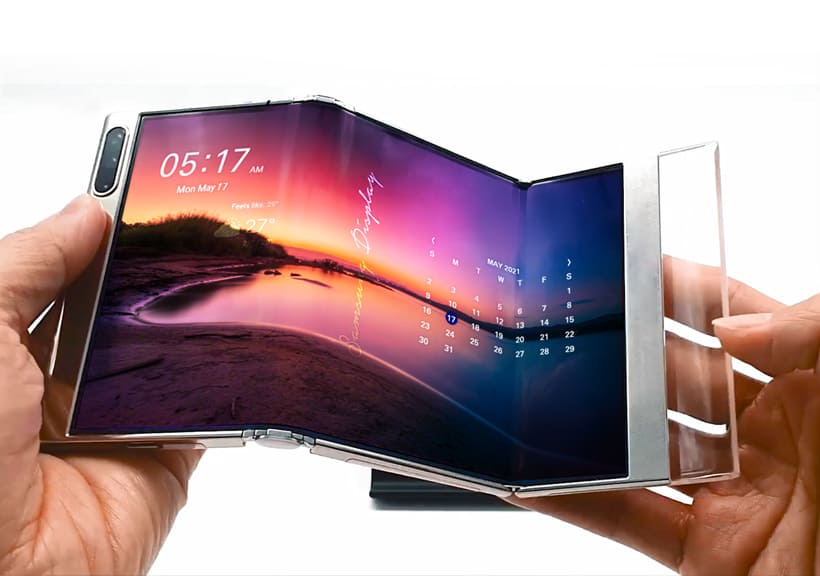 Tecnología de pantalla plegable Samsung Display