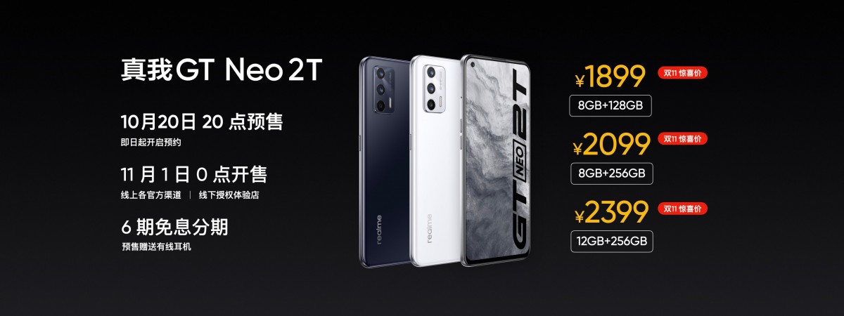Realme GT Neo 2T y Realme Q3s presentados