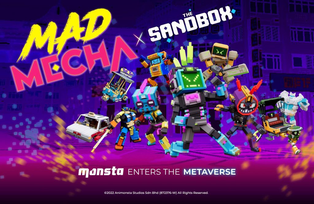 Lee más sobre el artículo Mad Mecha de Monsta llegará exclusivamente a The Sandbox Gaming Metaverse