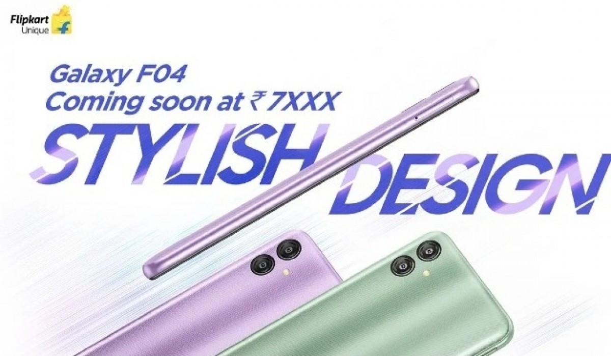 El Samsung Galaxy F04 de nivel de entrada llegará pronto en un elegante color púrpura